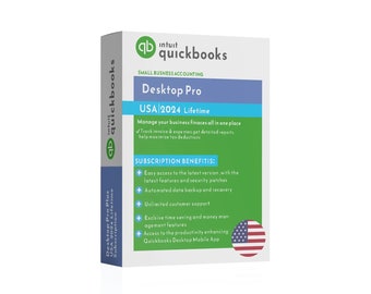 Quick Desktop Pro 2024 États-Unis | Comptabilité et gestion d'entreprise