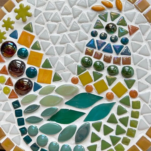Kit de mosaico de pájaro de 20 cm, kit de manualidades de mosaico DIY, regalo de mosaico, proyecto de manualidades, decoración de pájaro, kit de manualidades, regalo artesanal.