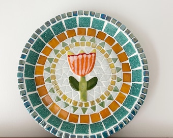 Terracotta Bowl Mosaic Kit, DIY Craft Project, 19cm Round