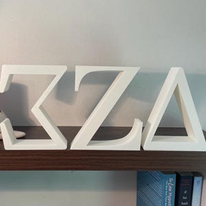 Greek Letters, Thick Free Standing | Custom Sorority & Fraternity Decor for Dorms and Apartments