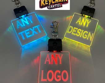 Porte-clés PSG Officiel - Laser Lumineux - Acier - Collection Paris Saint-Germain