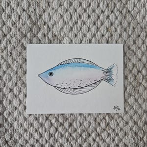 2-Pack | Handmade ACEOs | Batches 1 & 2 | Watercolor | Made by Ava Kaloz Fish