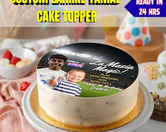 Custom Lamine Yamal Cake Topper, Yamal fan's birthday, Digital Download | Icing Sheet