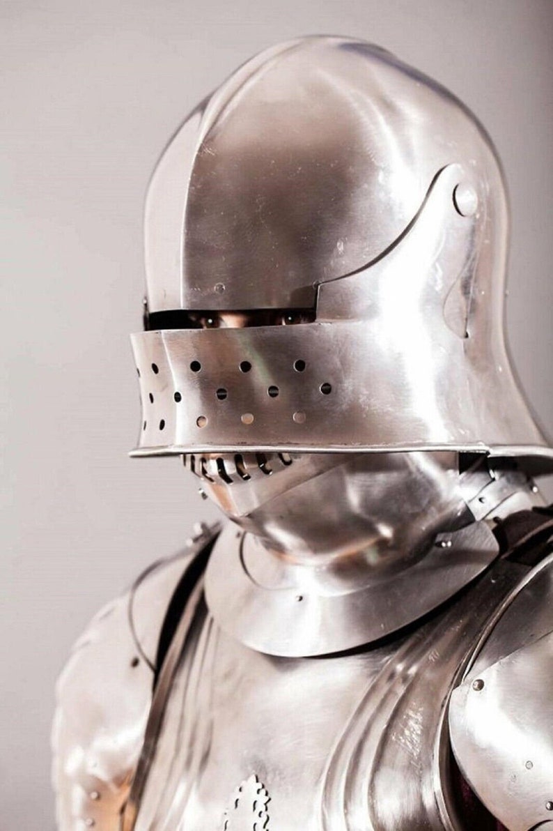 Casco Sallet Medieval Alemán 1480 Casco Sallet Medieval Alemán 1480