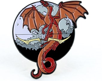 The Ranger Dungeons and Dragons Themed Dragon Enamel Pin