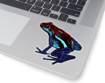 Ruby poison dart frog, Ameerega parvula Kiss-Cut Stickers