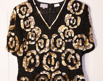 1980's Sequin Blouse