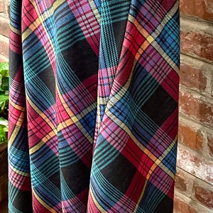 Plaid A-Line Skirt