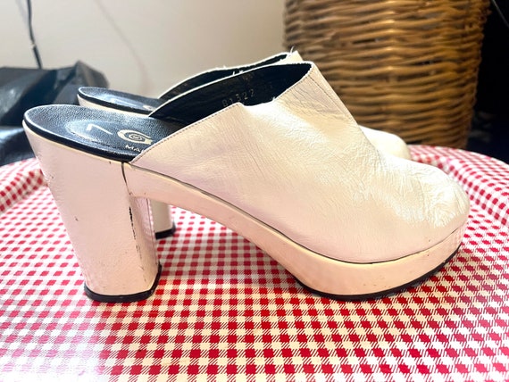 Vintage 1960’s Heeled Mules - image 8