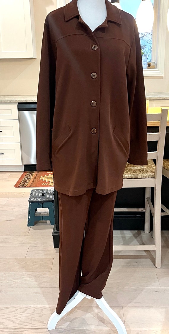 1990’s  NY&CoO Brown Pant Suit - image 4