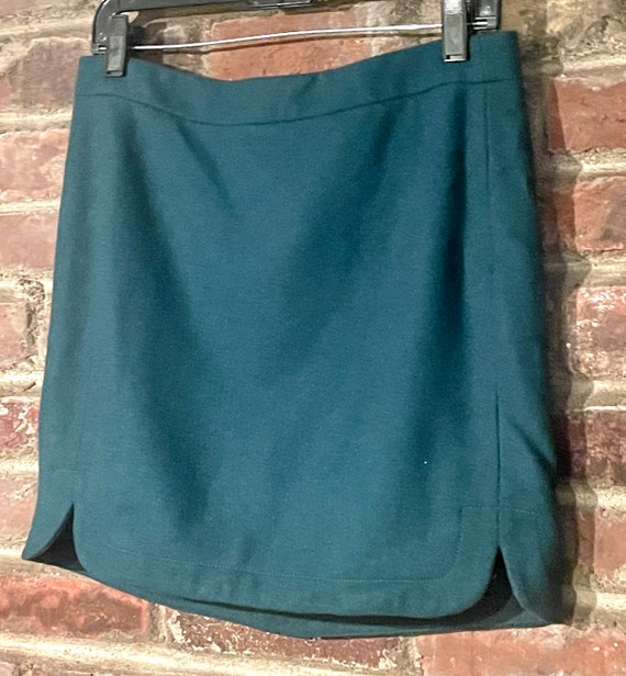 Vintage 1999’s Dark Green Micro Mini Skirt - image 5