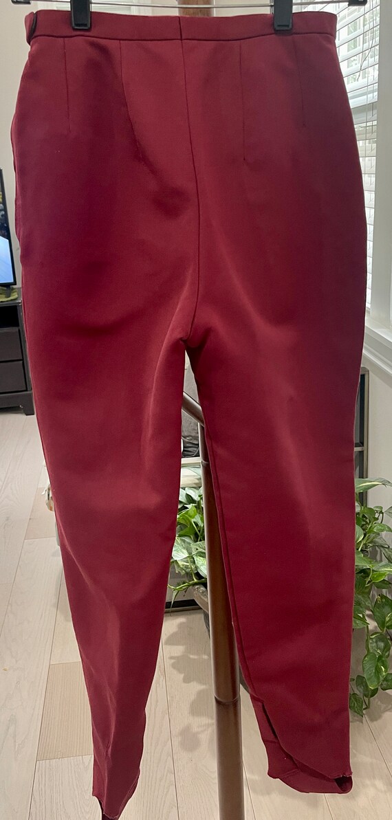 1950’s Red Stirrup Pants - image 6