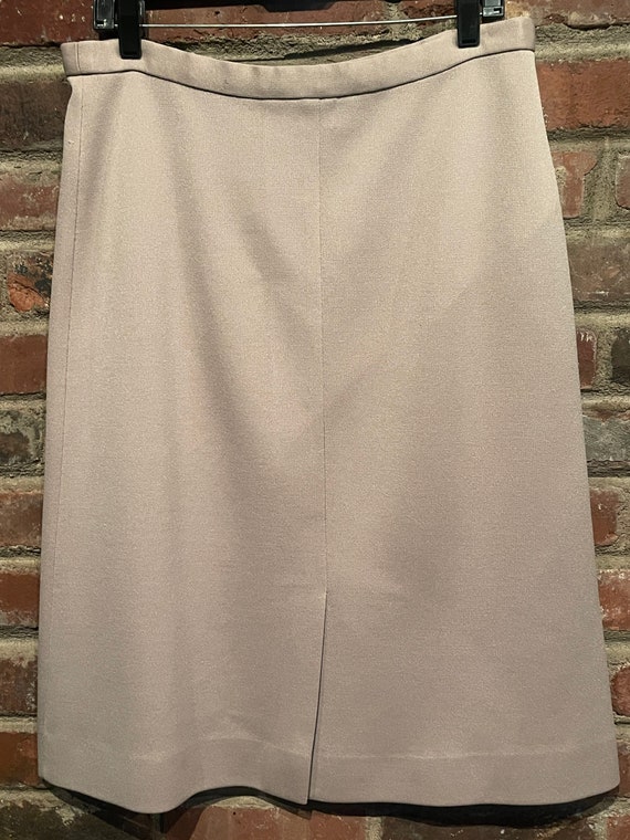 Vintage 1970’s Beige Mid Length Skirt
