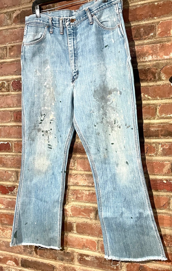 Vintage 1980’s Distressed Wrangler Jeans - image 5