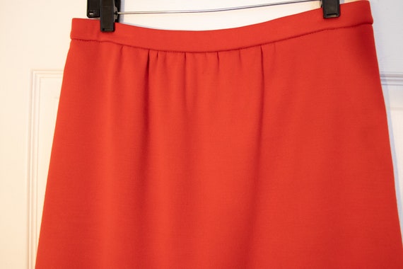 Vintage 1970's Red Catalina Midi Skirt - image 2