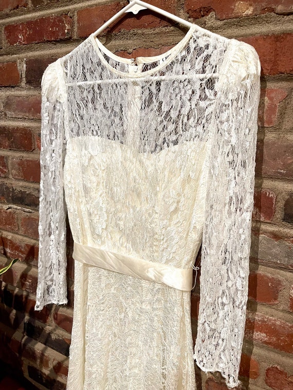 Vintage 1980’s Lace Dress - image 4