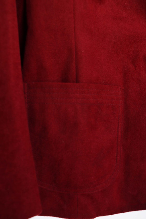 Vintage 1970's Women's Dark Red Blazer - image 6