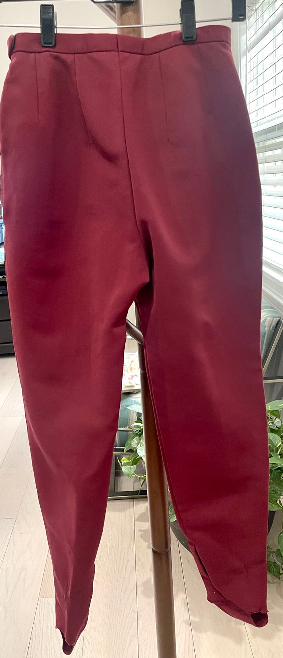 1950’s Red Stirrup Pants - image 5