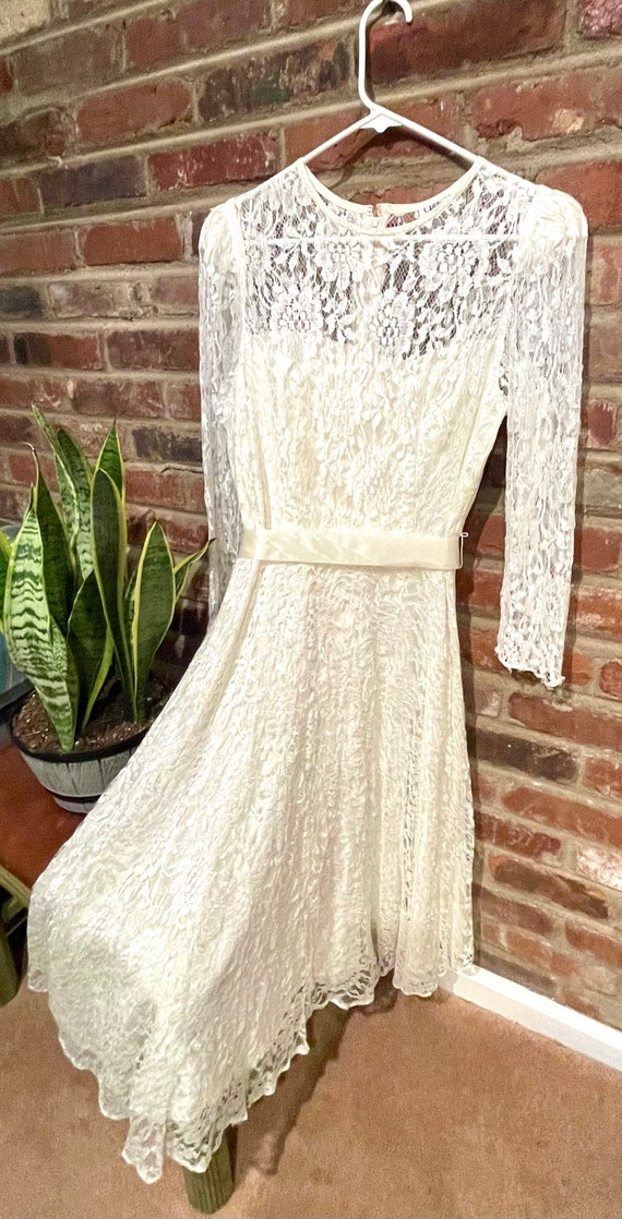 Vintage 1980’s Lace Dress - image 8