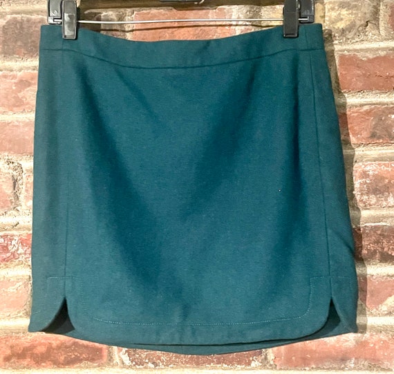 Vintage 1999’s Dark Green Micro Mini Skirt - image 8