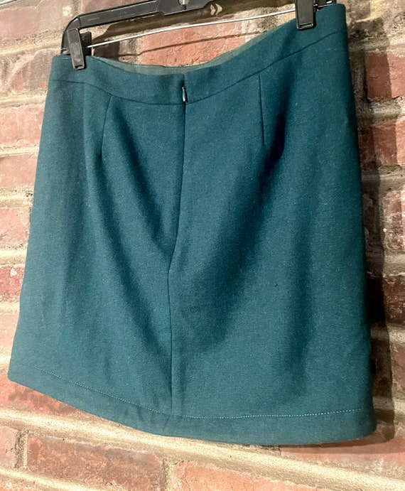 Vintage 1999’s Dark Green Micro Mini Skirt - image 6