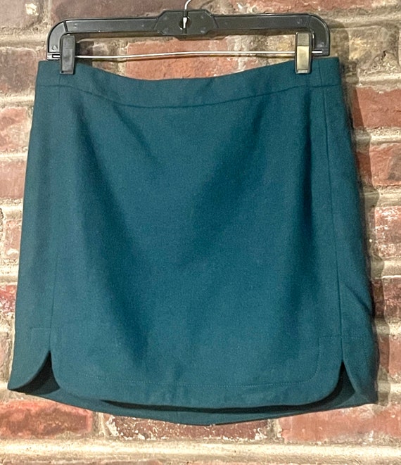 Vintage 1999’s Dark Green Micro Mini Skirt - image 3