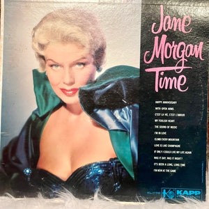 Vintage 1960’s Jane Morgan Time Vinyl Record