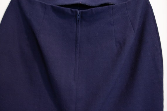 1990's Vintage Navy Blue Skirt - image 8