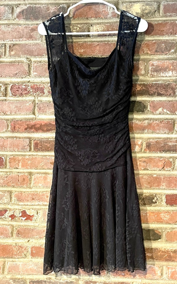 Vintage 1980’s Black Lace Dress