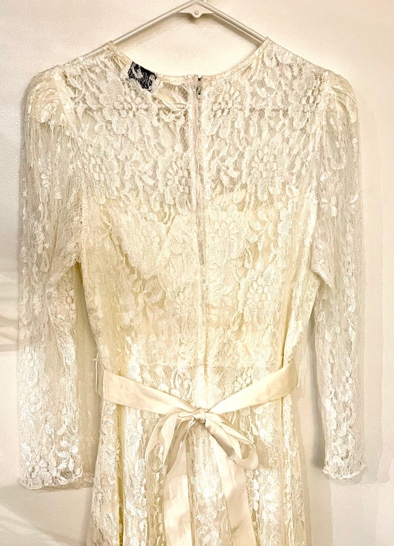 Vintage 1980’s Lace Dress - image 6