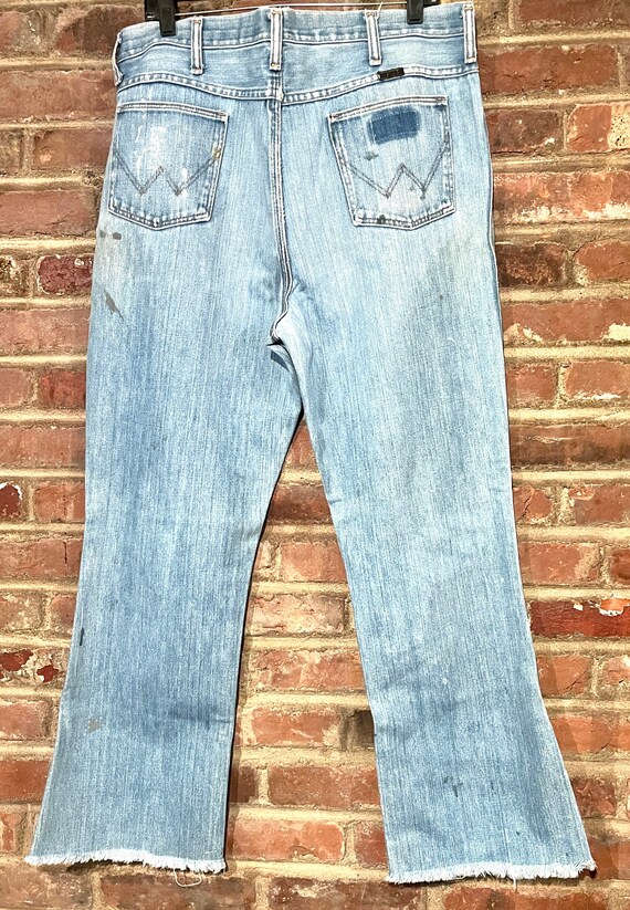 Vintage 1980’s Distressed Wrangler Jeans - image 8