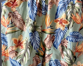 1980’s Vintage Floral Capri Pants