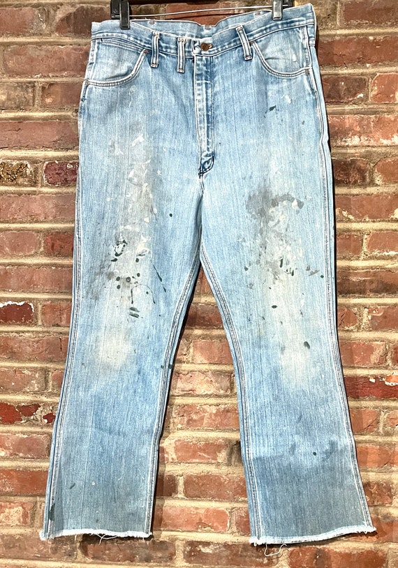 Vintage 1980’s Distressed Wrangler Jeans - image 9