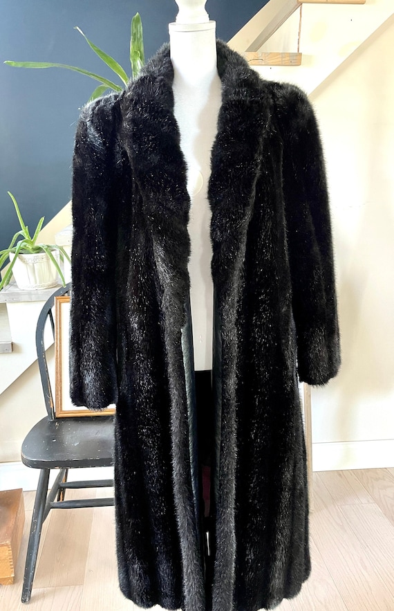 Vintage 1970’s Faux Fur Winter Coat - image 1