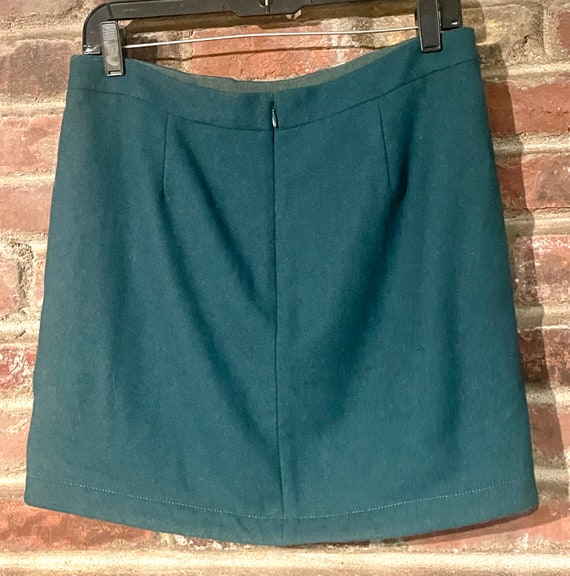 Vintage 1999’s Dark Green Micro Mini Skirt - image 10