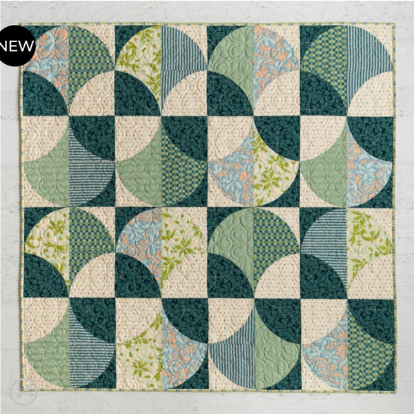 Fronds Quilt Kit - fabrics designed by Suzy Quilts for Art Gallery Fabrics - 100% Cotton - Throw Size Quilt - 60" X 72"