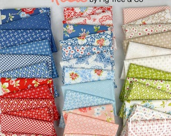 Rosie Bundles - by Fig Tree & Co - 100% cotton - 37 pieces - Half Yards, Fat Quarters and Fat Eighths
