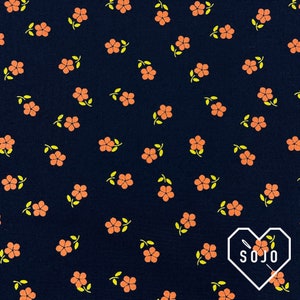 Sugar Maple - Petal Navy RS4096 18 - Designed by Alexia Abegg from Ruby Star Society - 100% cotton- Sold by the half yard