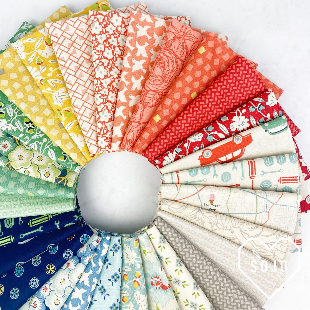 Sweet Ride Bundles Laundry Basket Quilts edyta Sitar for Andover 100