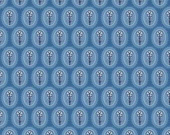 True Blue  - True Trinkets TBL89511 - designed by Maureen Cracknell for AGF - 100% Cotton - Sold by the half yard - Ready to Ship!
