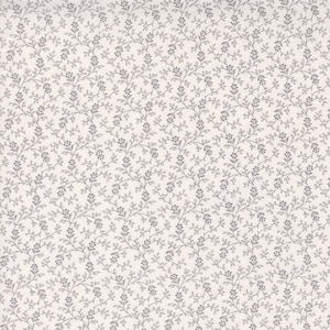 Itty Bitty Background Gatherings - Flowers Vine Grey 49288 13 - Designed by Primitive Gatherings - sold by the half yard