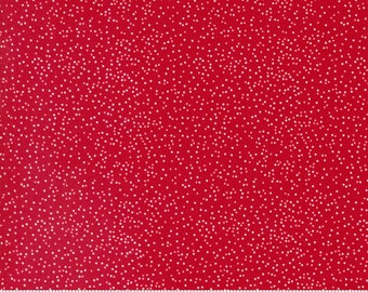 Once Upon A Christmas - Sugar Cookie Sprinkles Red 43167 11 - by  Sweet Fire Road for Moda - Sold by the Half Yard - Ready to Ship!