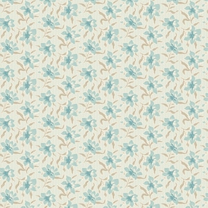 Sewing Bird - Lilly Water A-1604-L - Designed by Laundry Basket Quilts for Andover Fabrics - 100% Cotton - sold by the half yard