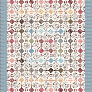 Elizabeth and Mr. Darcy Quilt Kit  - designed by Riley Blake Designs - Finished Size: 66"X80"