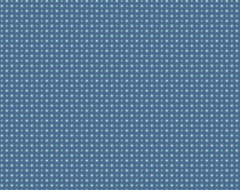 Autumn - Denim Dots C14657 - Designed by Lori Holt of Bee in my Bonnet - for Riley Blake Designs - sold by the half yard