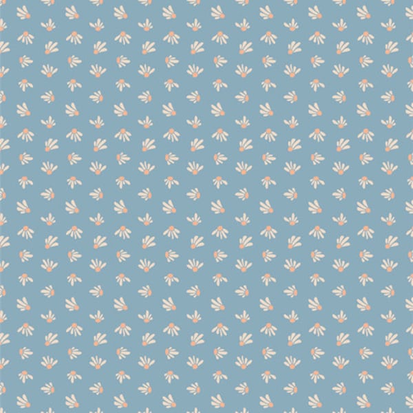 Evolve - Coneflower Cerulean EVO60414 - designed by Suzy Quilts for Art Gallery Fabrics - 100% Cotton -Sold by the half yard