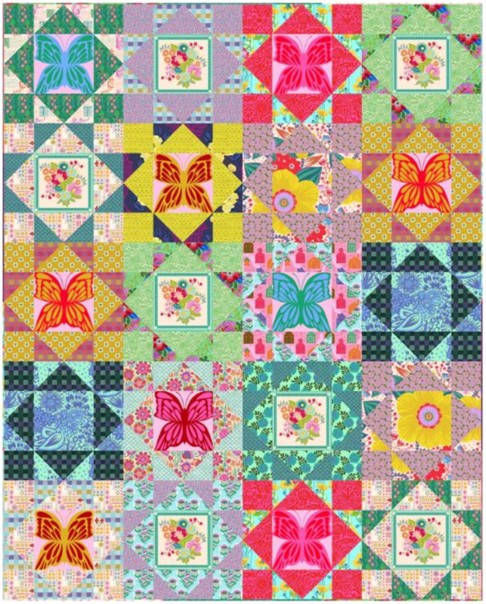 Cheery Colorway Quilt Kit - Pattern by Patti's Patchwork for Northcott ...