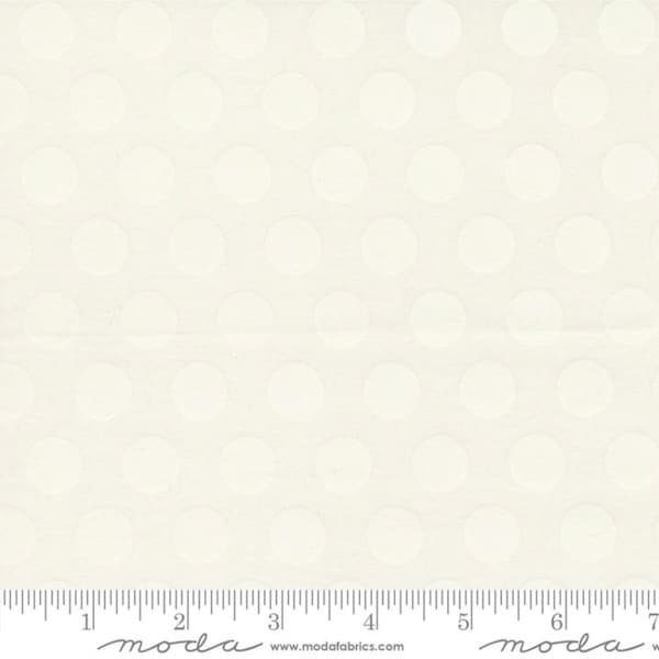Sincerely Yours Dots Ivory 37611 11 - by Sherri & Chelsi for Moda Fabrics - Ready to ship - sold by the half yard