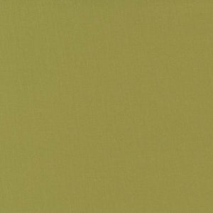 May include: A solid green fabric swatch. The fabric has a subtle texture.