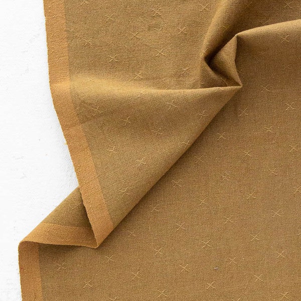 Sprout Wovens - Bronze - by Fableism Supply Co - Sold by the half yard - Ready to Ship!